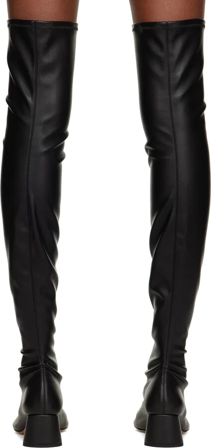 Proenza Schouler Black Glove Over-The-Knee Boots - Image 2