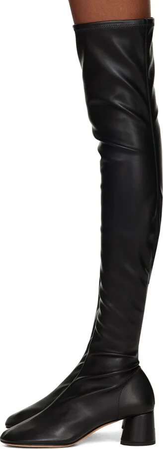 Proenza Schouler Black Glove Over-The-Knee Boots - Image 3