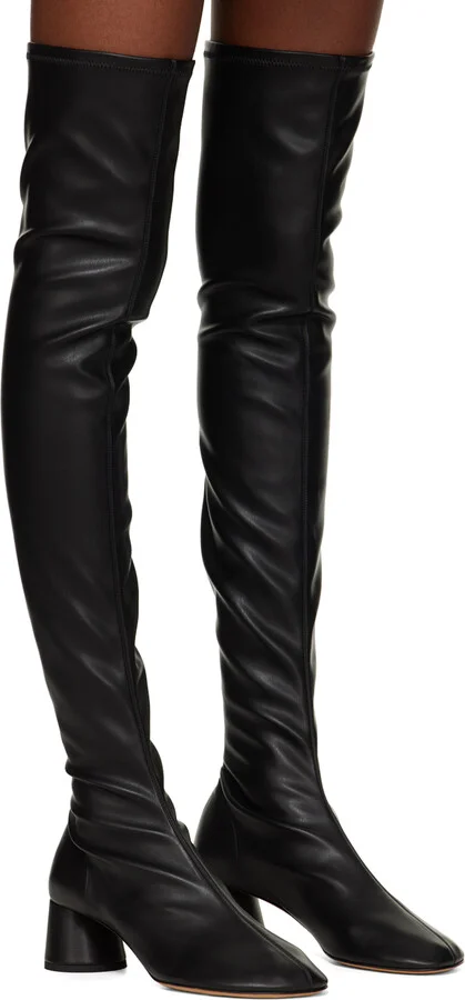 Proenza Schouler Black Glove Over-The-Knee Boots - Image 4