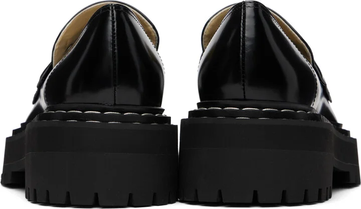 Proenza Schouler Black Lug Sole Loafers - Image 2