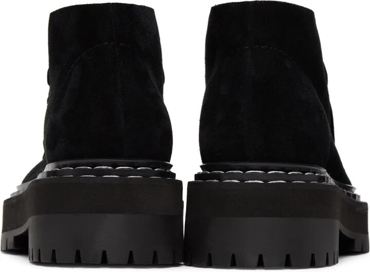 Proenza Schouler Black Lug Sole Platform Boots - Image 2