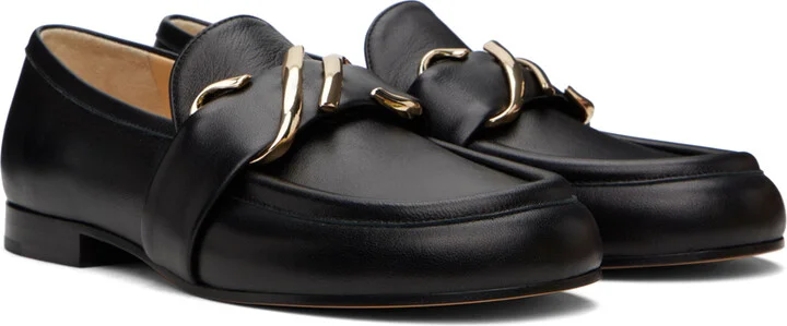Proenza Schouler Black Monogram Loafers - Image 4