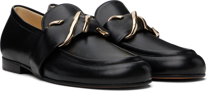 Proenza Schouler Black Monogram Loafers - Image 4