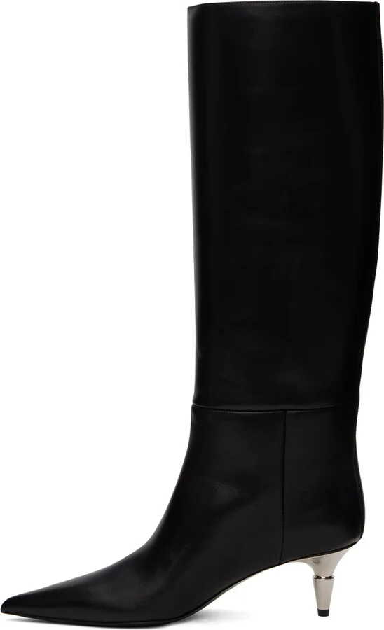 Proenza Schouler Black Spike Tall Boots - Image 3
