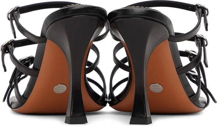 Proenza Schouler Black Square Sandals - Image 2