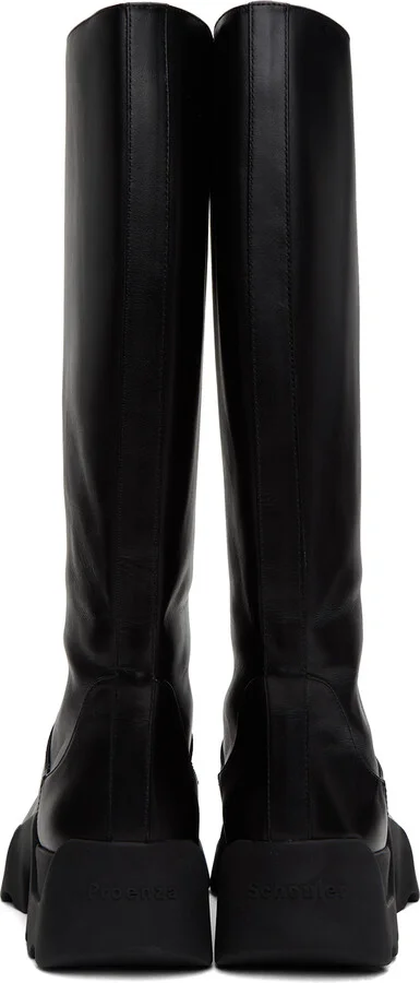 Proenza Schouler Black Stomp Boots - Image 2