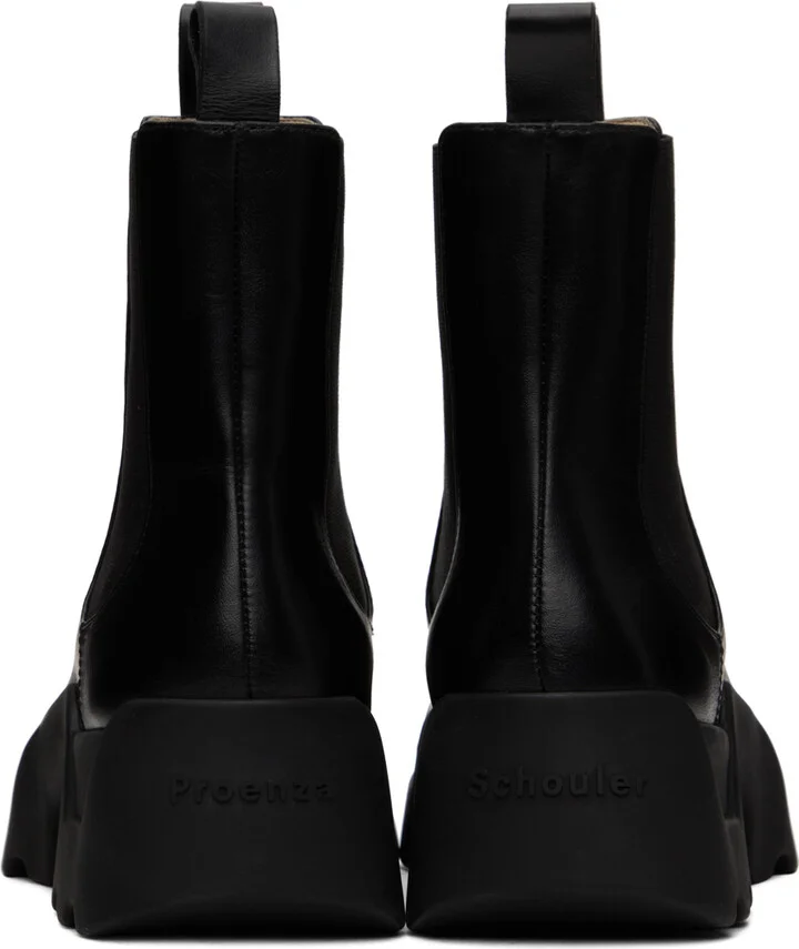 Proenza Schouler Black Stomp Chelsea Boots - Image 2
