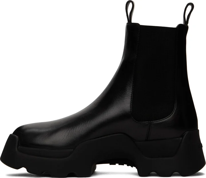 Proenza Schouler Black Stomp Chelsea Boots - Image 3