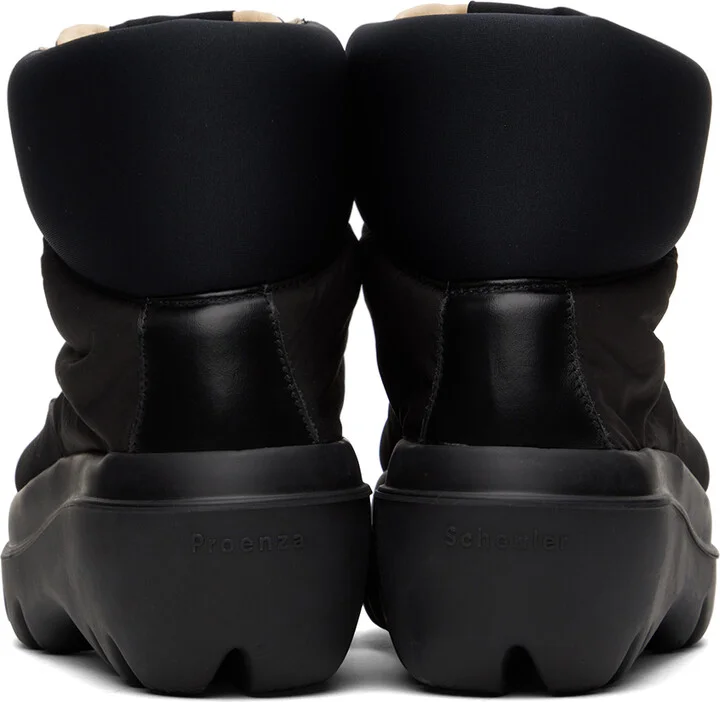 Proenza Schouler Black Storm Hiking Boots - Image 2