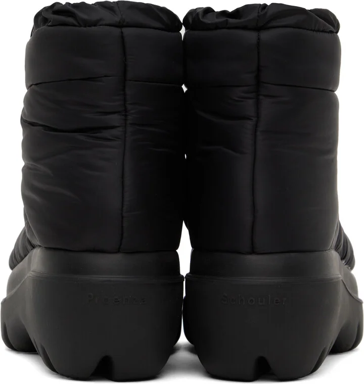 Proenza Schouler Black Storm Quilted Boots - Image 2