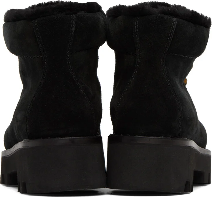 Proenza Schouler Black Suede Hiking Boots - Image 2
