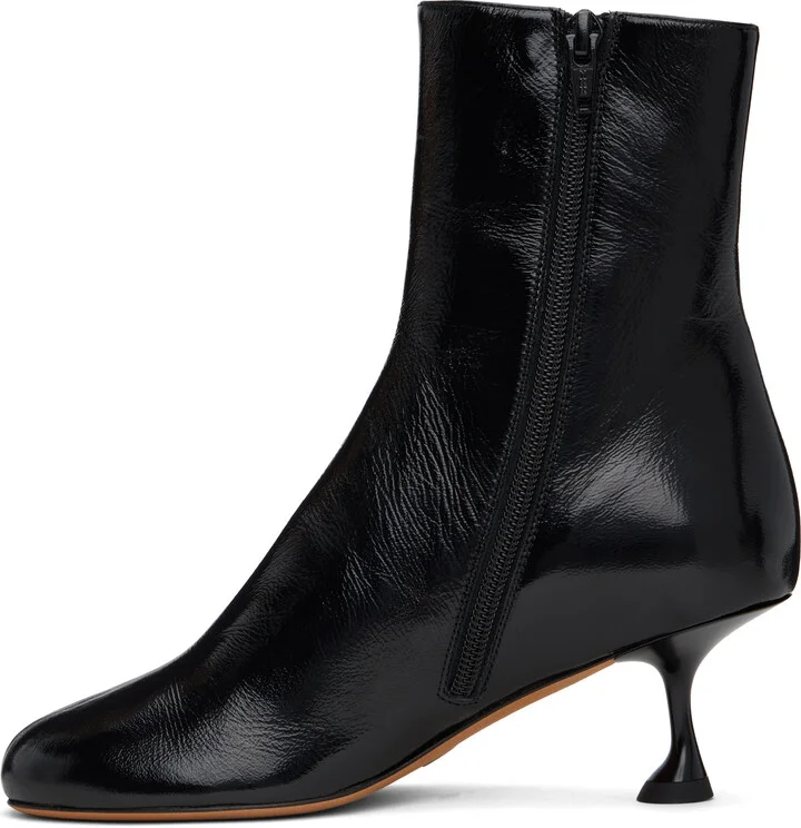 Proenza Schouler Black Tee Ankle Boots - Image 3