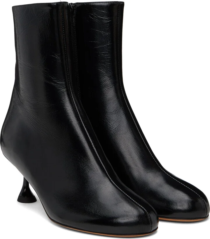 Proenza Schouler Black Tee Ankle Boots - Image 4