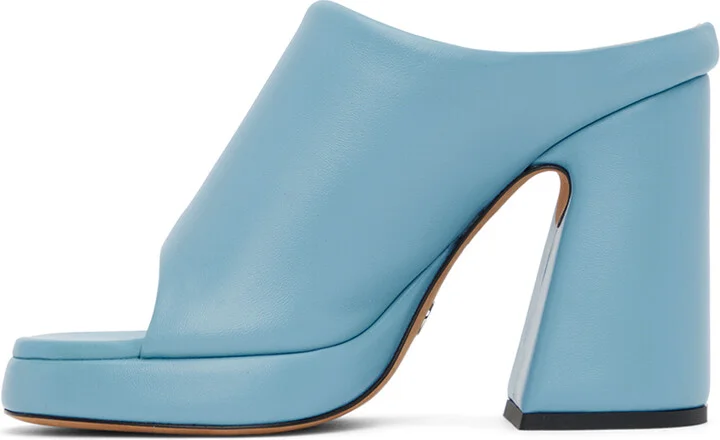 Proenza Schouler Blue Forma Platform Sandals - Image 3