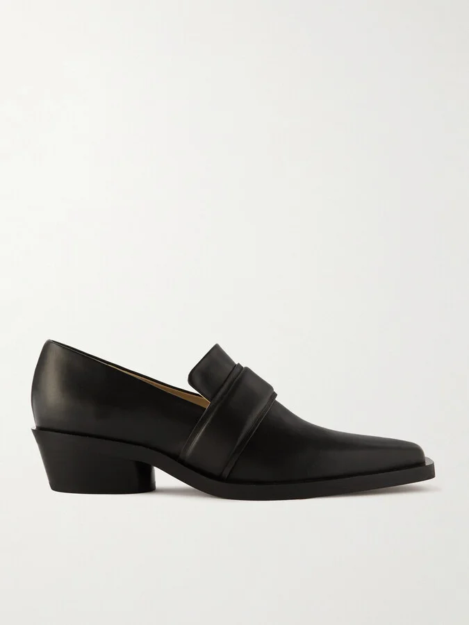 Proenza Schouler - Bronco Leather Loafers - Black