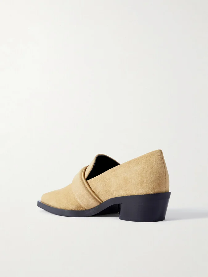 Proenza Schouler - Bronco Suede Loafers - Neutrals - Image 3