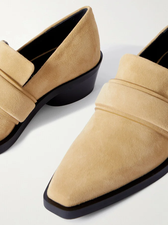 Proenza Schouler - Bronco Suede Loafers - Neutrals - Image 4