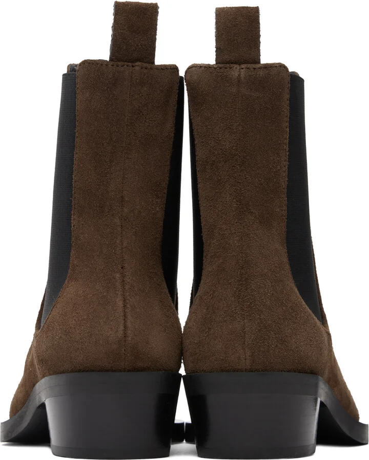 Proenza Schouler Brown Bronco Chelsea Boots - Image 2