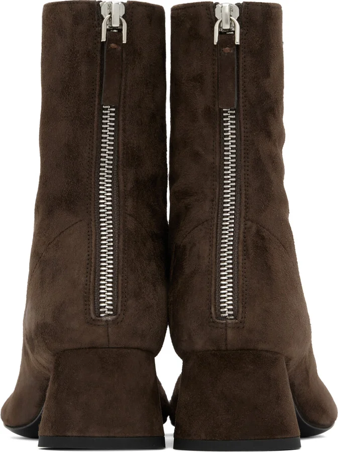Proenza Schouler Brown Glove Boots - Image 2
