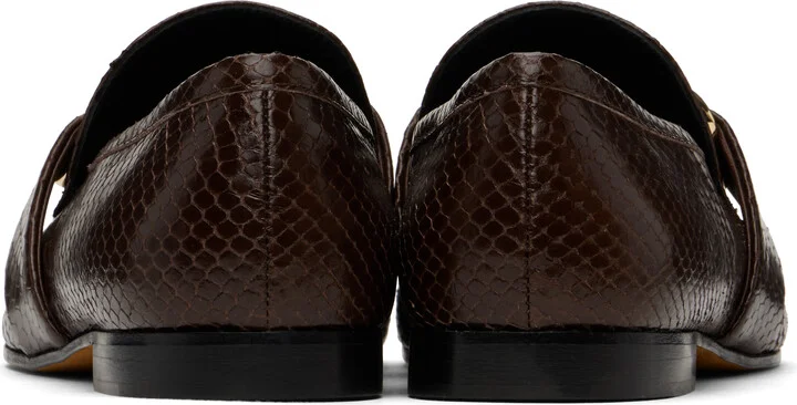 Proenza Schouler Brown Monogram Loafers - Image 2