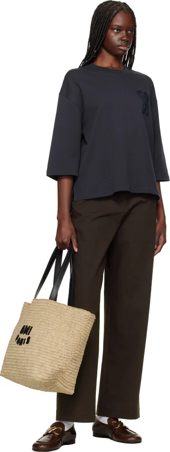 Proenza Schouler Brown Monogram Loafers - Image 5
