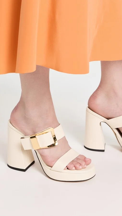 Proenza Schouler Buckle Slide Sandals - Image 5