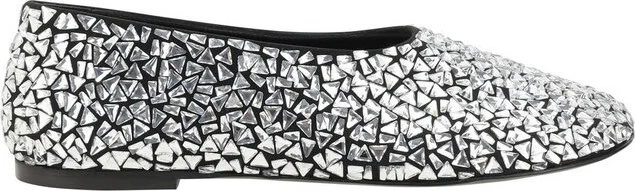 Proenza Schouler Glove Embellished Ballet Flats