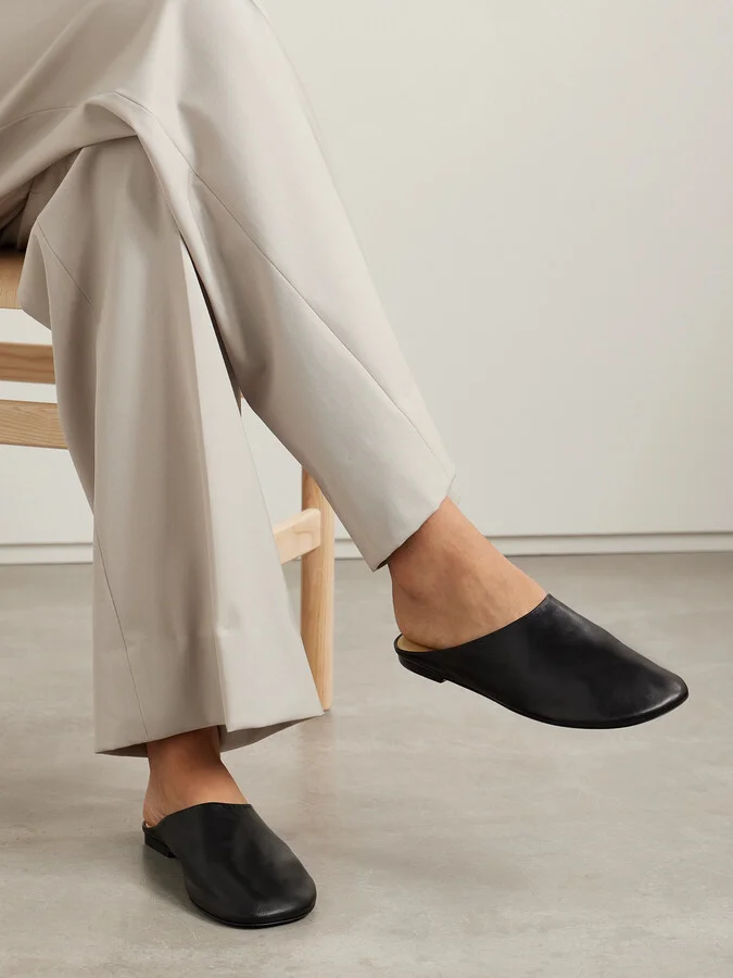 Proenza Schouler - Glove Leather Slippers - Black - Image 2