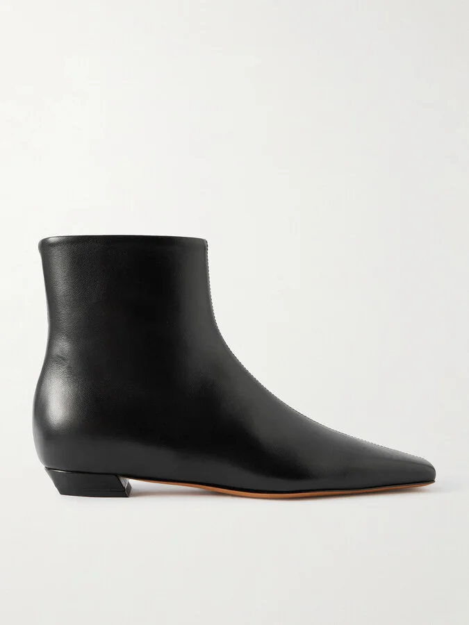 Proenza Schouler - Leather Ankle Boots - Black