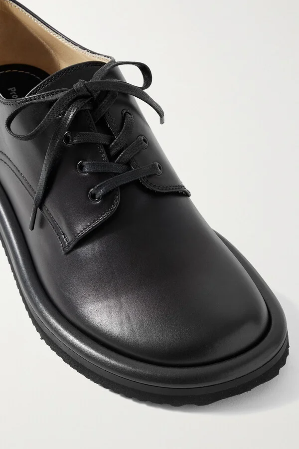 Proenza Schouler - Leather Brogues - Black - Image 4