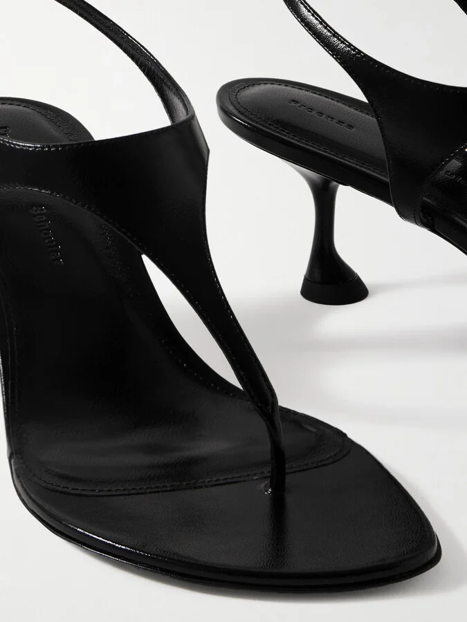 Proenza Schouler - Leather Sandals - Black - Image 4