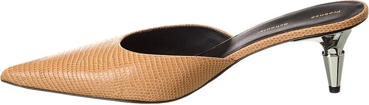 Proenza Schouler Lizard-Embossed Leather Pump - Image 2