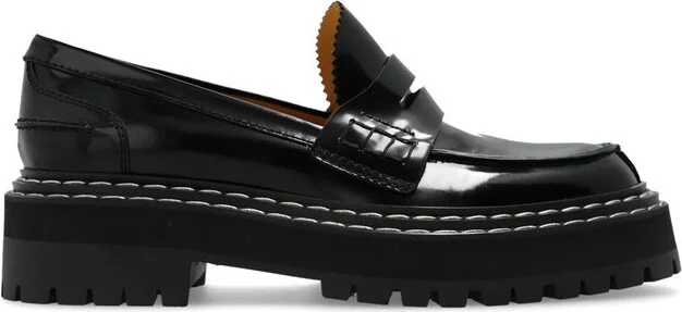 Proenza Schouler Logo Detailed Loafers