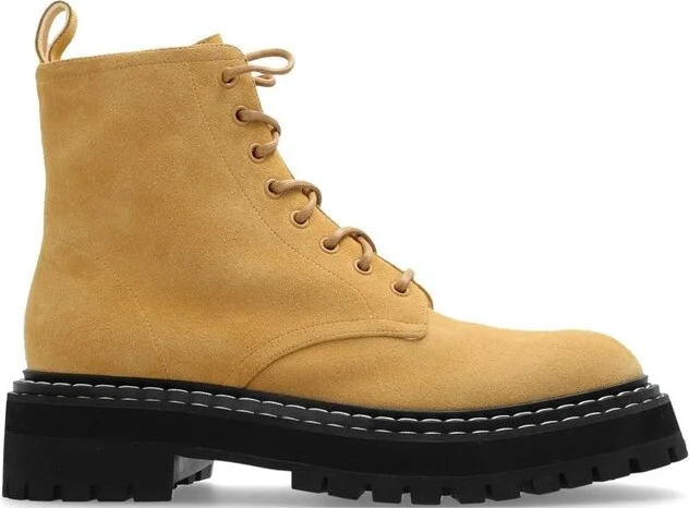 Proenza Schouler Lug Sole Lace-Up Boots