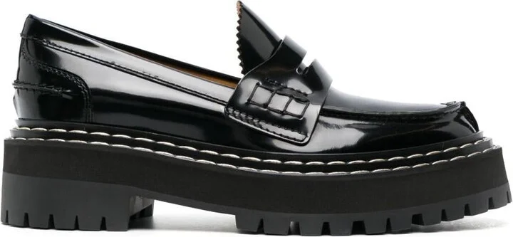 Proenza Schouler Lug Sole Platform Loafers Shoes