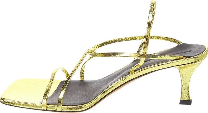 Proenza Schouler Metallic Leather Slingback Sandal - Image 2