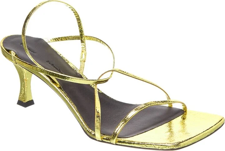 Proenza Schouler Metallic Leather Slingback Sandal