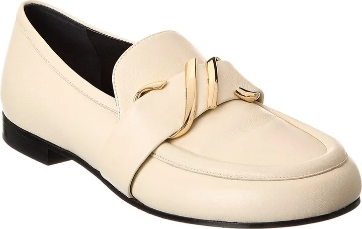 Proenza Schouler Monogram Plaque Leather Loafer