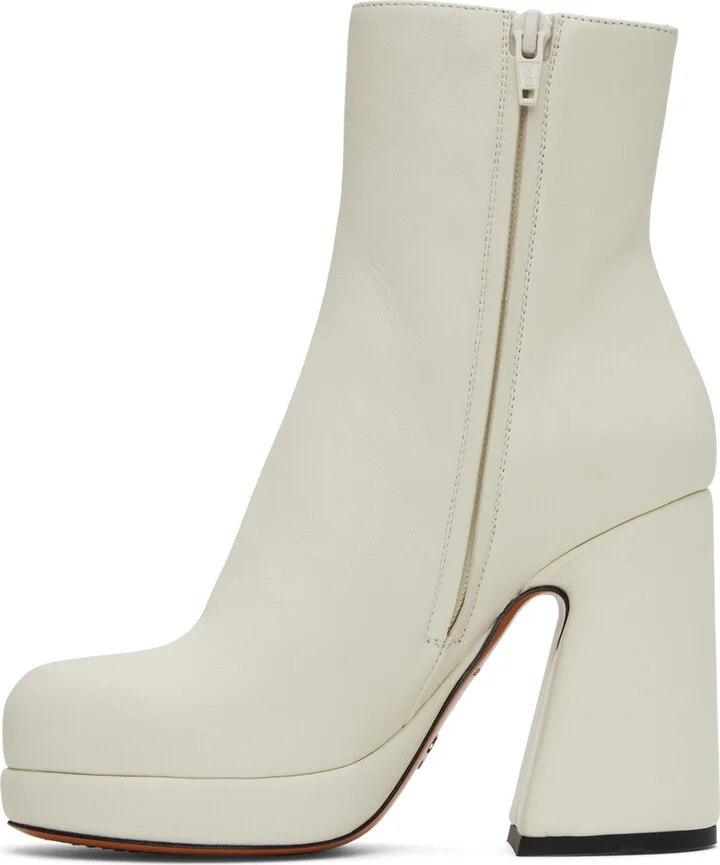 Proenza Schouler Off-White Forma Platform Boots - Image 3