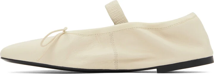 Proenza Schouler Off-White Glove Mary Jane Ballerina Flats - Image 3