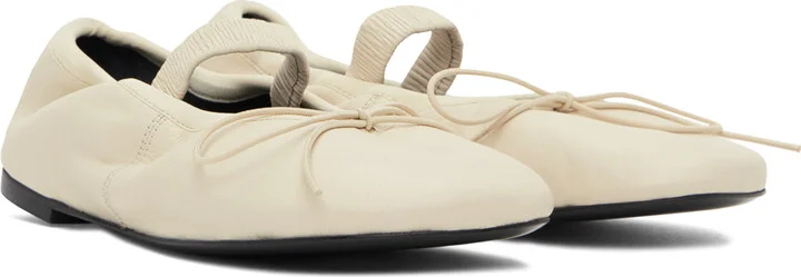 Proenza Schouler Off-White Glove Mary Jane Ballerina Flats - Image 4