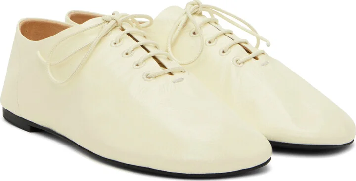 Proenza Schouler Off-White Glove Oxfords - Image 4