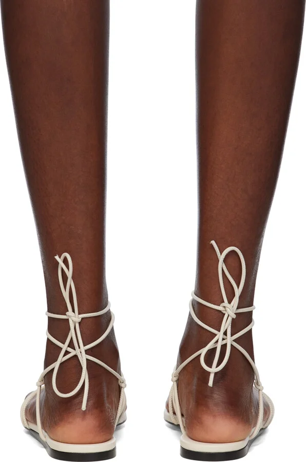 Proenza Schouler Off-White Hoop Sandals - Image 2