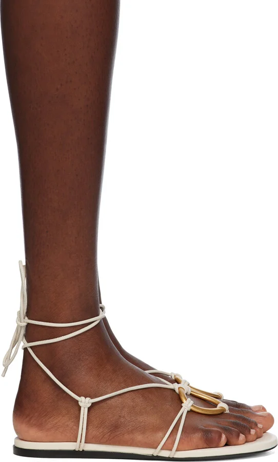 Proenza Schouler Off-White Hoop Sandals