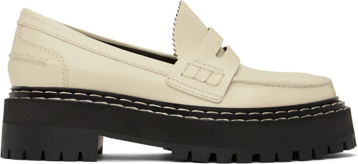 Proenza Schouler Off-White Lug Sole Platform Loafers