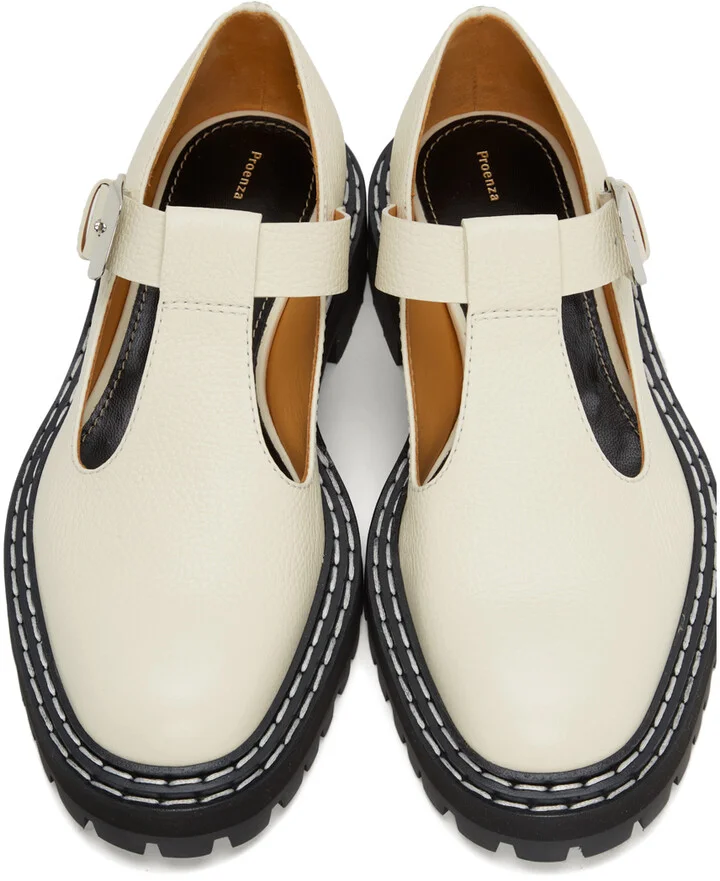 Proenza Schouler Off-White Mary Jane Oxfords - Image 5