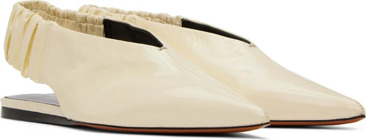 Proenza Schouler Off-White Spike Ballerina Flats - Image 4