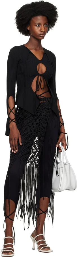 Proenza Schouler Off-White Square Heeled Sandals - Image 5