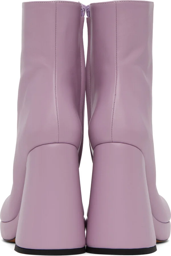 Proenza Schouler Purple Forma Platform Boots - Image 2