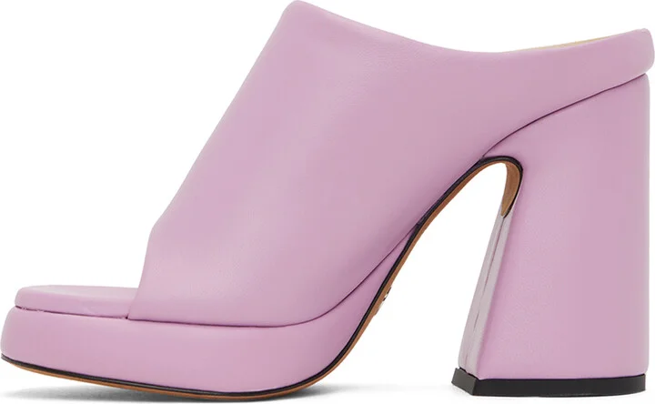 Proenza Schouler Purple Forma Platform Sandals - Image 3